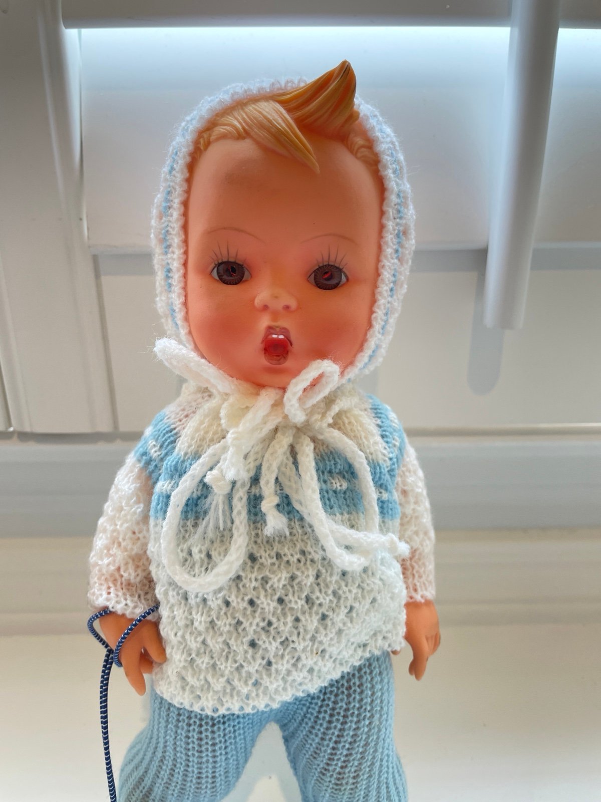 Vintage Gobel Hummel Precious Little Boy 12 Doll w/ Candle- RARE. Condition is
