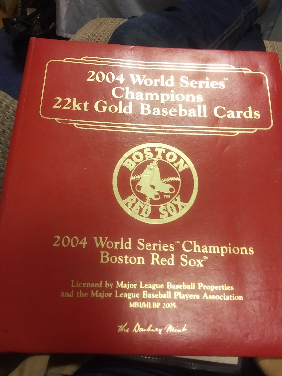 2004 World Series Champions 22kt gold ba