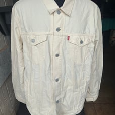 New Levis Jacket Cream Long Sleeve Men's XXL