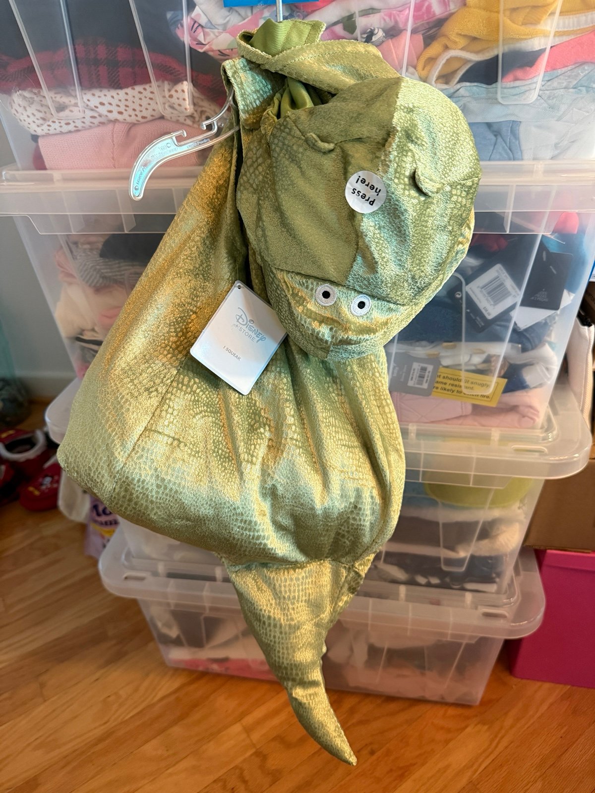 BNWT Disney Store Toy Story Rex Green Dinosaur Costume 2 Piece Set Size 12M