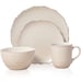 Pfaltzgraff Chateau Cream 16-Piece Stoneware Dinnerware Set, Service for 4, Off