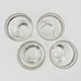 Mid-Century Style Gold Trim Retro Barware Glasses 3.5 Set of 4