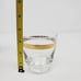Mid-Century Style Gold Trim Retro Barware Glasses 3.5 Set of 4