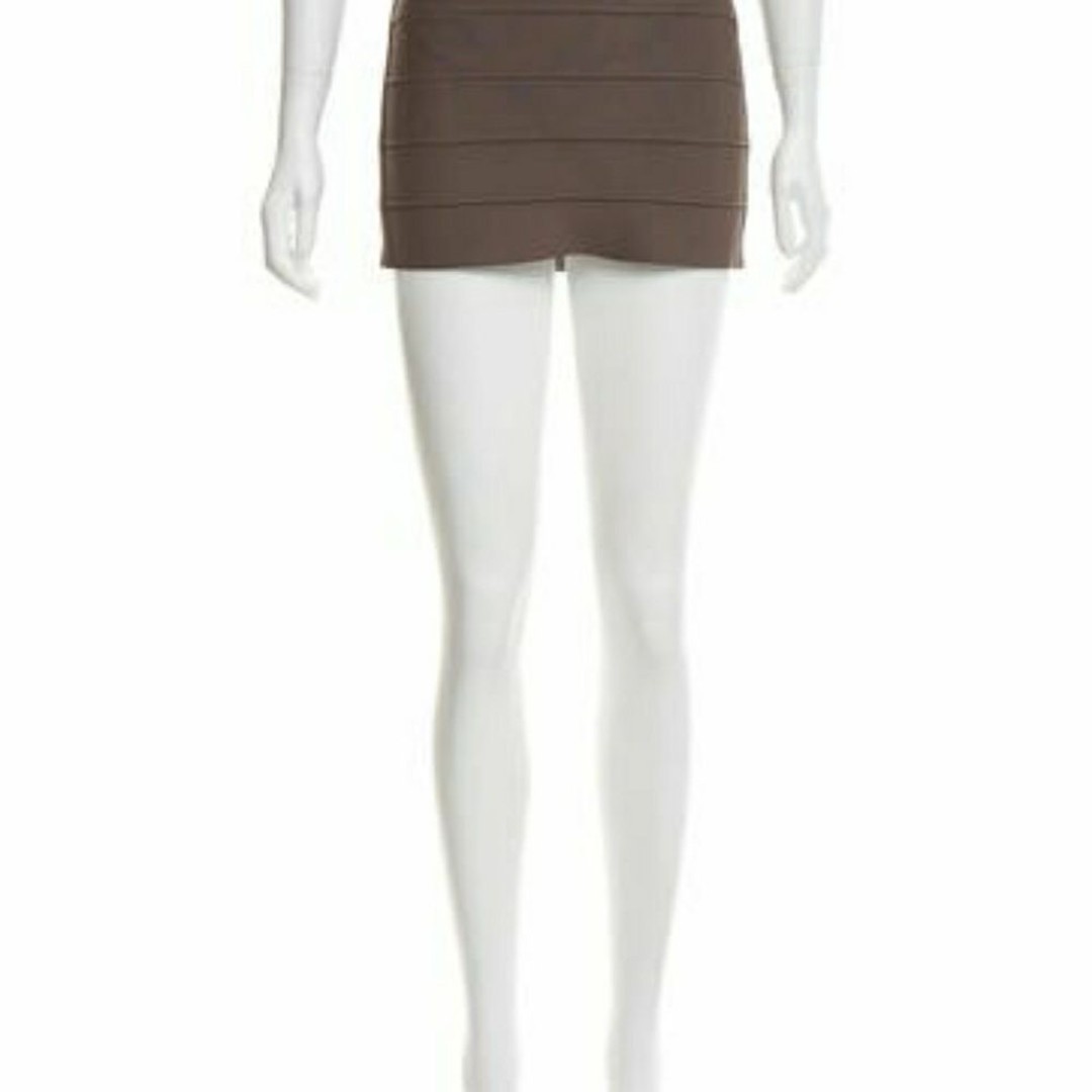 Small Haute Hippie brown mini skirt