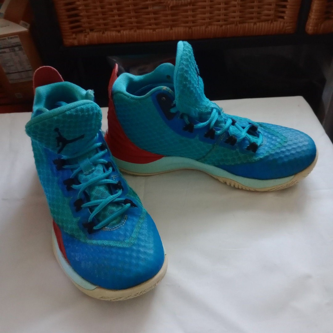 Jordan Super.Fly 3 N7 PO 744803-460 Kids Multicolor Basketball Shoes Size US 6Y