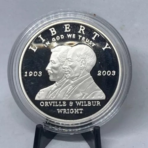 2003 P WRIGHT BROTHERS COMMEMORATIVE 1.00 GEM PROOF DEEP FROSTY WHITE COIN