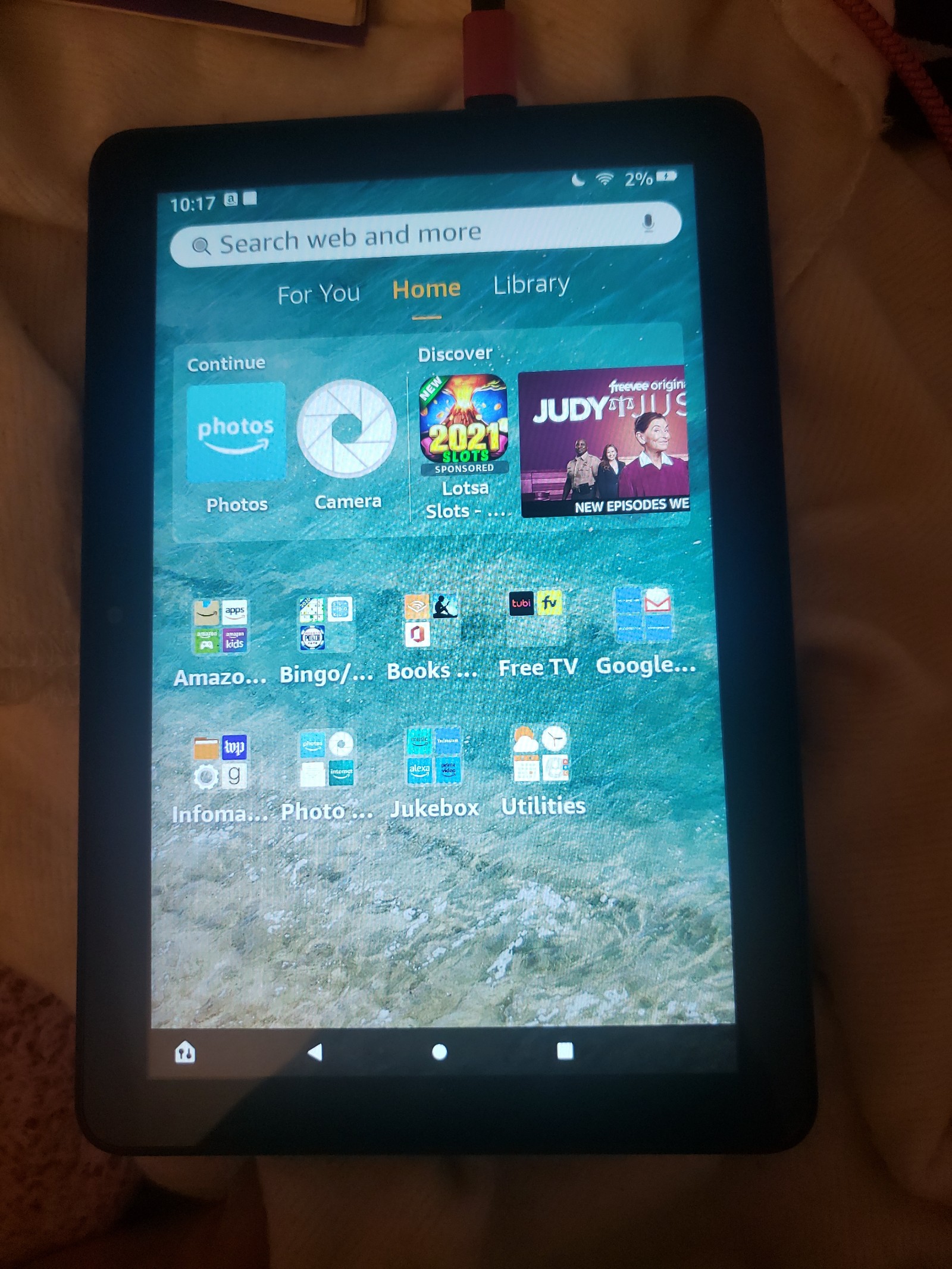 Amazon Fire 8 2018 in Black tablet