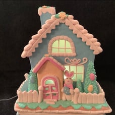 Valerie Parr Hill Light Up Easter Gingerbread House