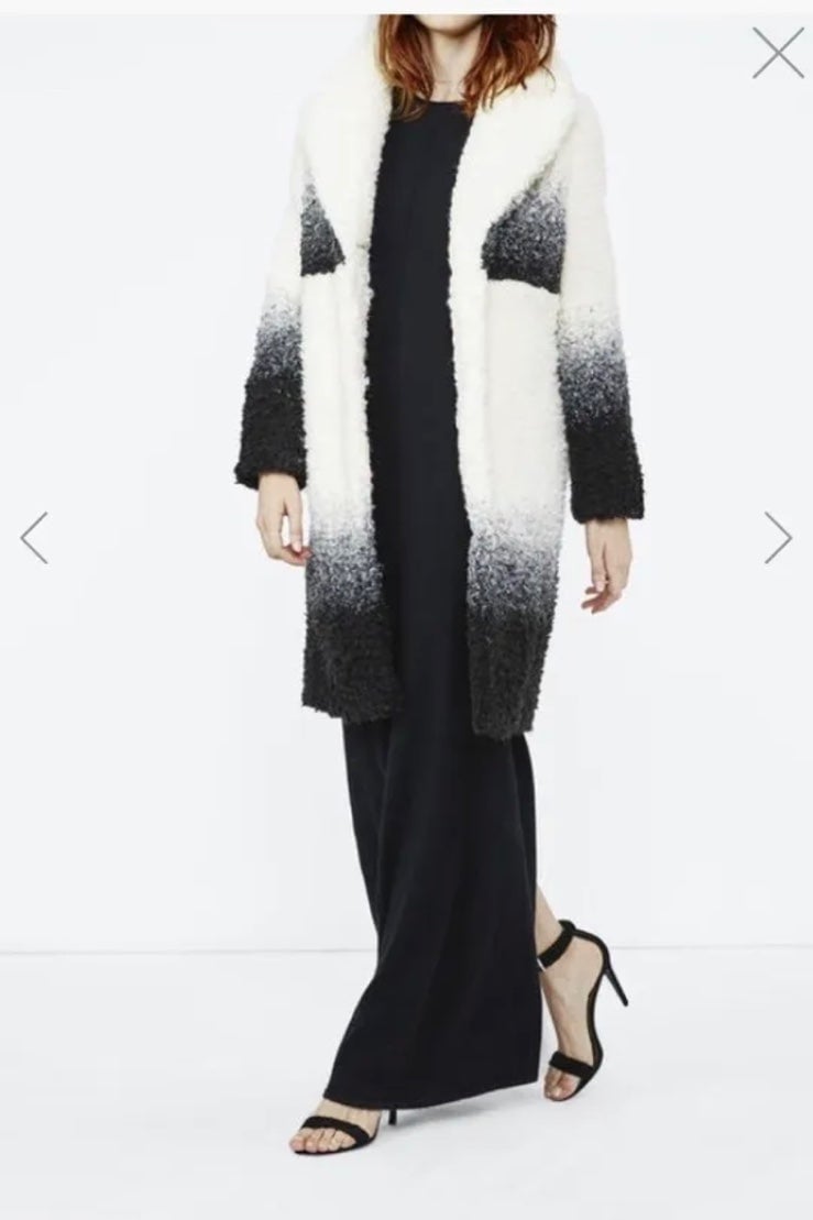 766 Maje GREASE ombré coat