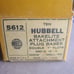 Harvey Hubbell Box of 10 Bakelite Attachment Plug Bases