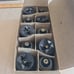 Harvey Hubbell Box of 10 Bakelite Attachment Plug Bases
