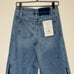 NEW Happy X Nature by Kate Hudson High Rise Crop Wide Leg Cotton Raw Hem 26