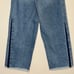 NEW Happy X Nature by Kate Hudson High Rise Crop Wide Leg Cotton Raw Hem 26