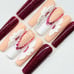 XXL SQUARE- SO PRETTY - Gel Press on Nails