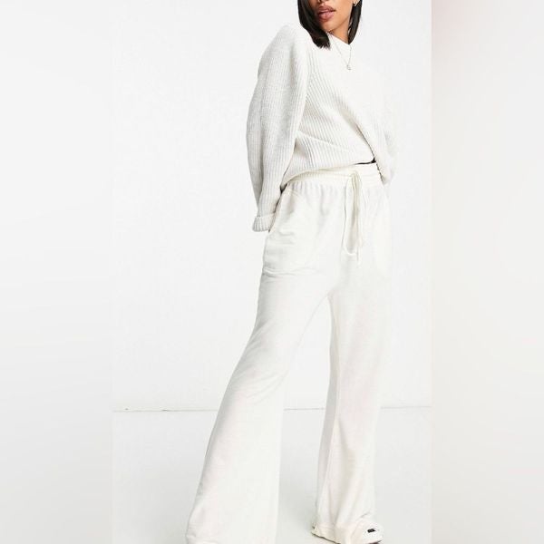 NWT Free People Cozy Cool Girl Lounge Pants | IVORY