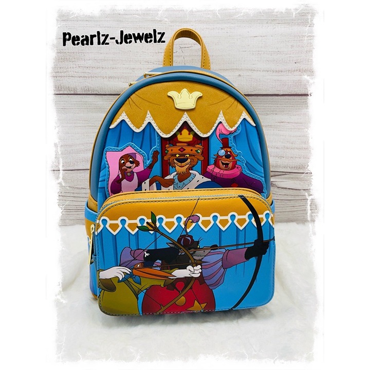 Loungefly Disney Robin Hood Archery Mini Backpack NWT