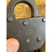 Antique St Louis San Francisco Railroad Padlock and key st louis railroad