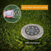 ⭐ Solar Ground Lights - 8 LED Waterproof In-Ground Garden Lights ⭐