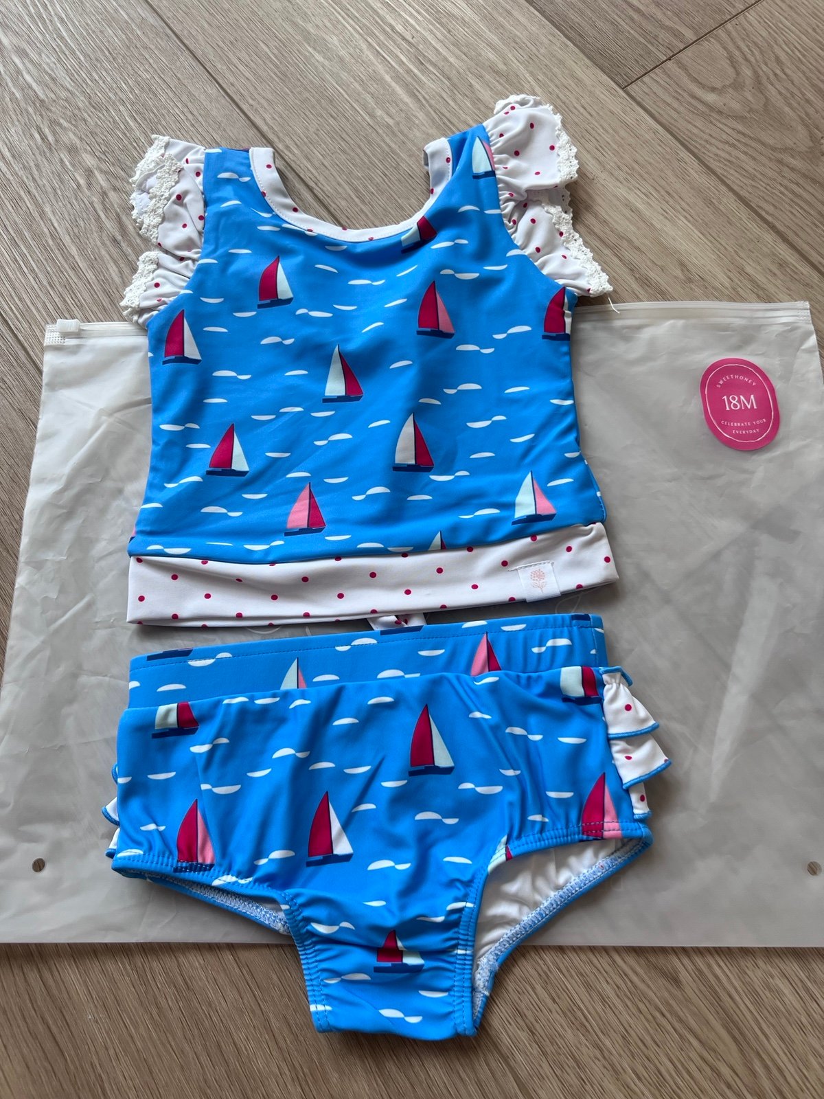 SweetHoney two piece toddler bathing suit