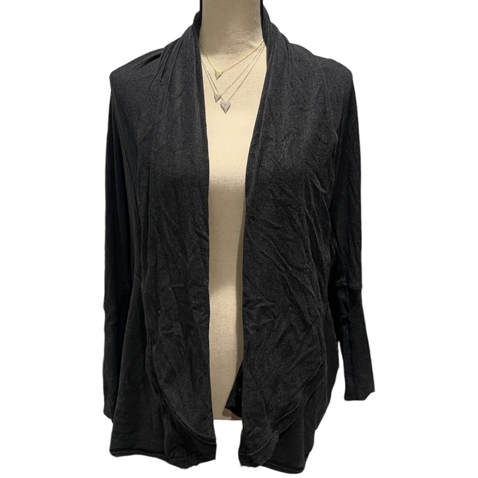 Lululemon Heather Black Cardigan