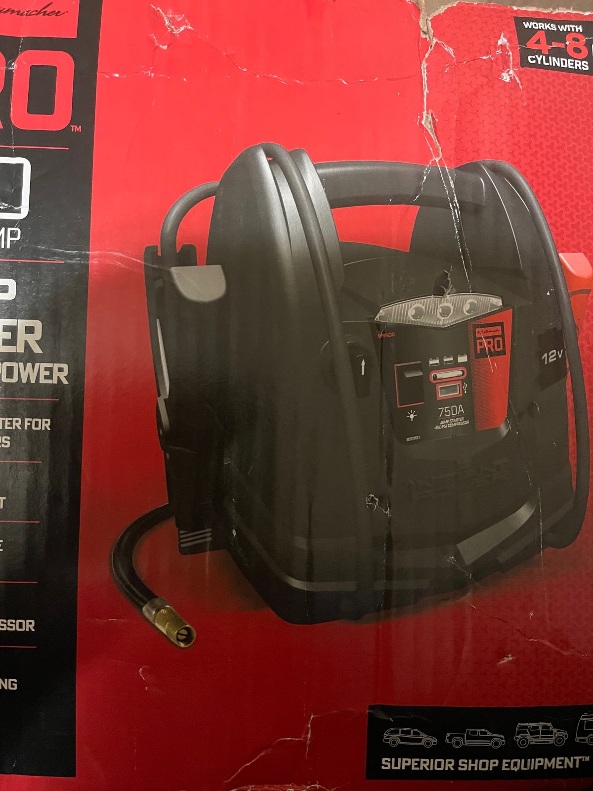 jump BOX starter for cars 12-Volt 750 Peak Amp Jump Starter