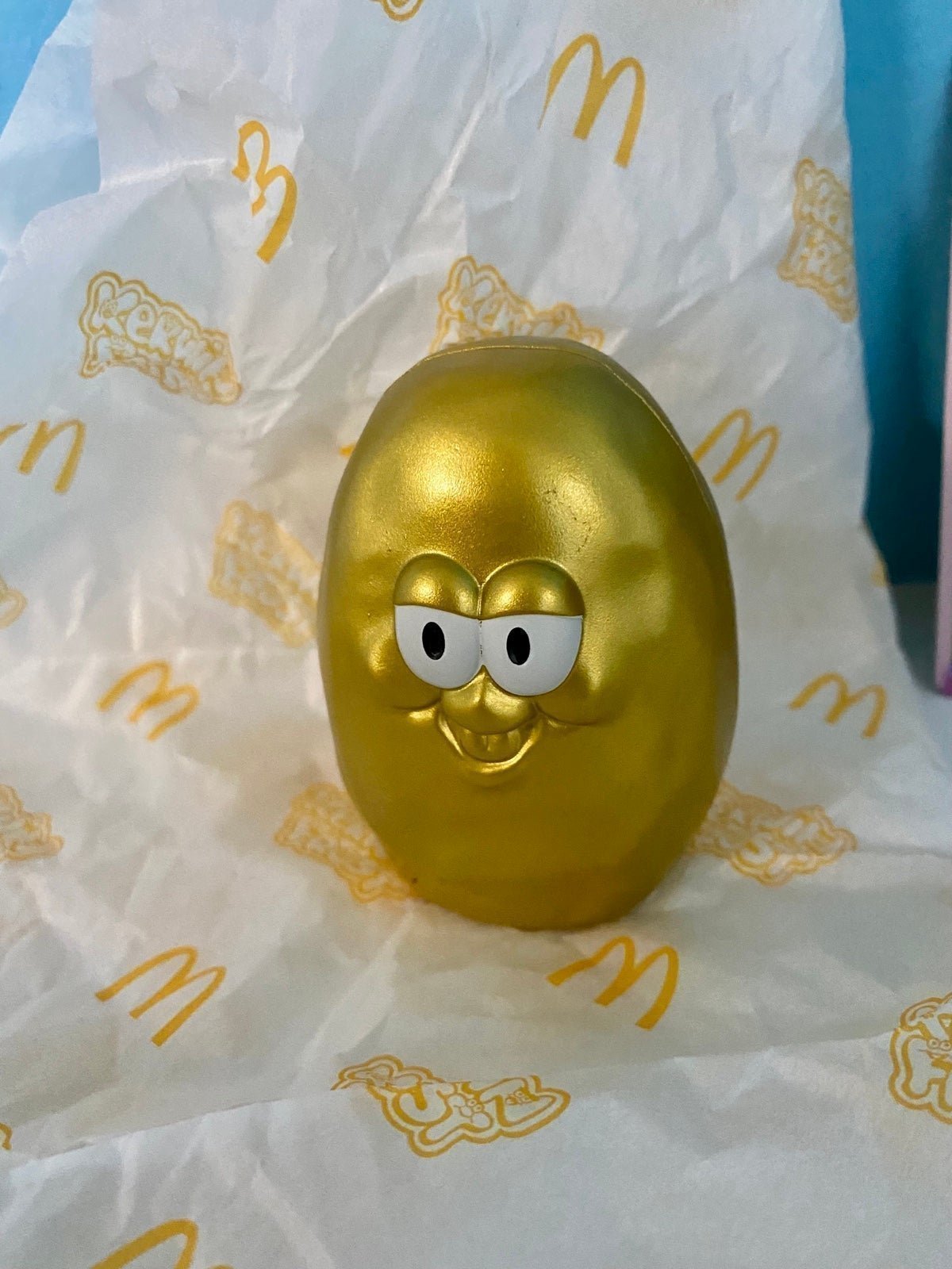 Rare Golden McDonald’s Kerwin Frost Chicken Nugget Buddy