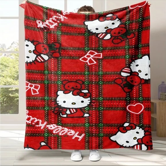 Hello Kitty Blanket, Hello Kitty Christmas Blanket