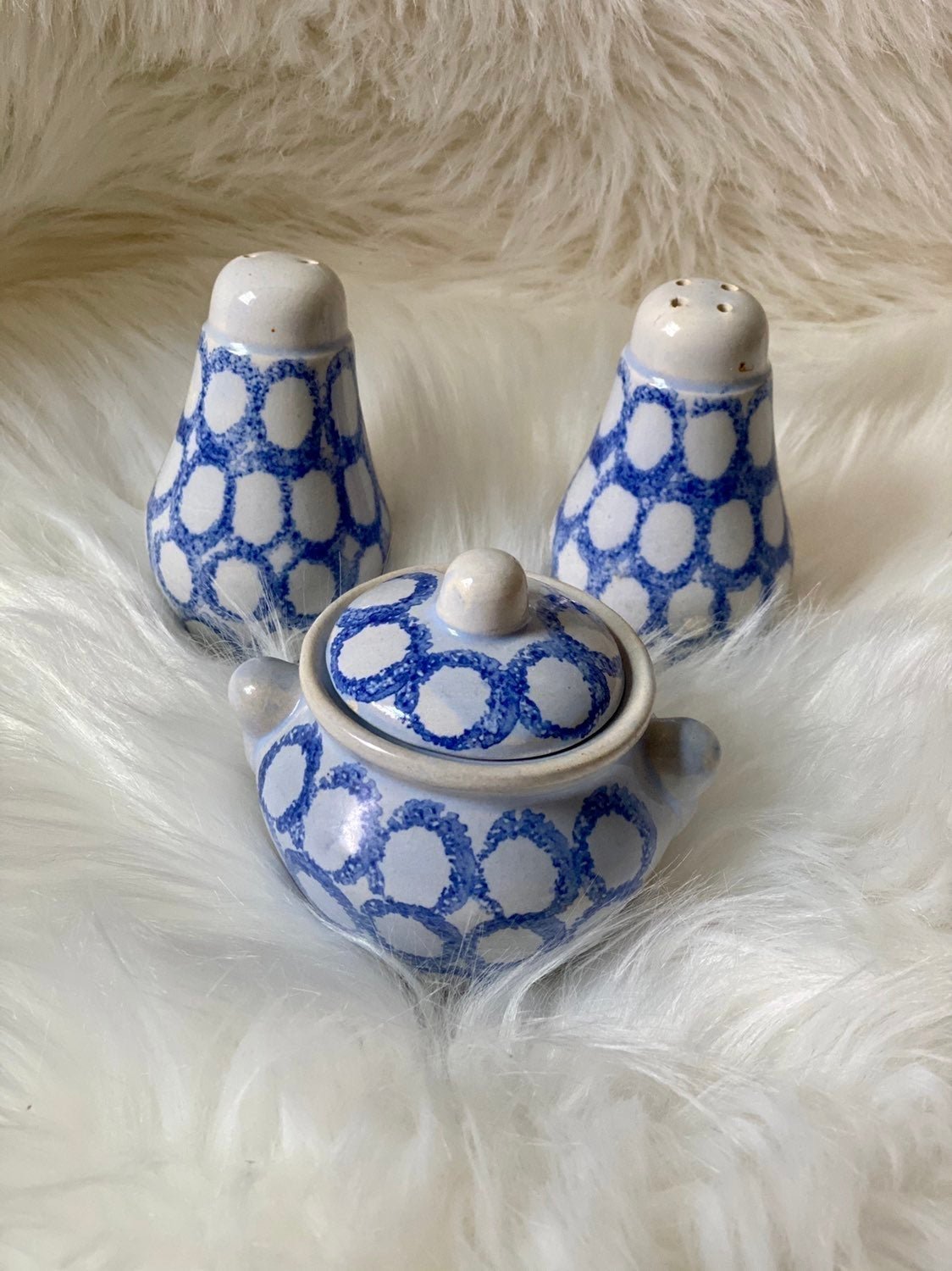 GERMAN VINTAGE GLAZED STONEWARE SET