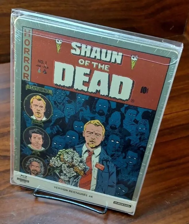 Shaun of the dead 4K Steelbook-EU IMPORT-Brand NEW (Sealed)-Free Box Shipping