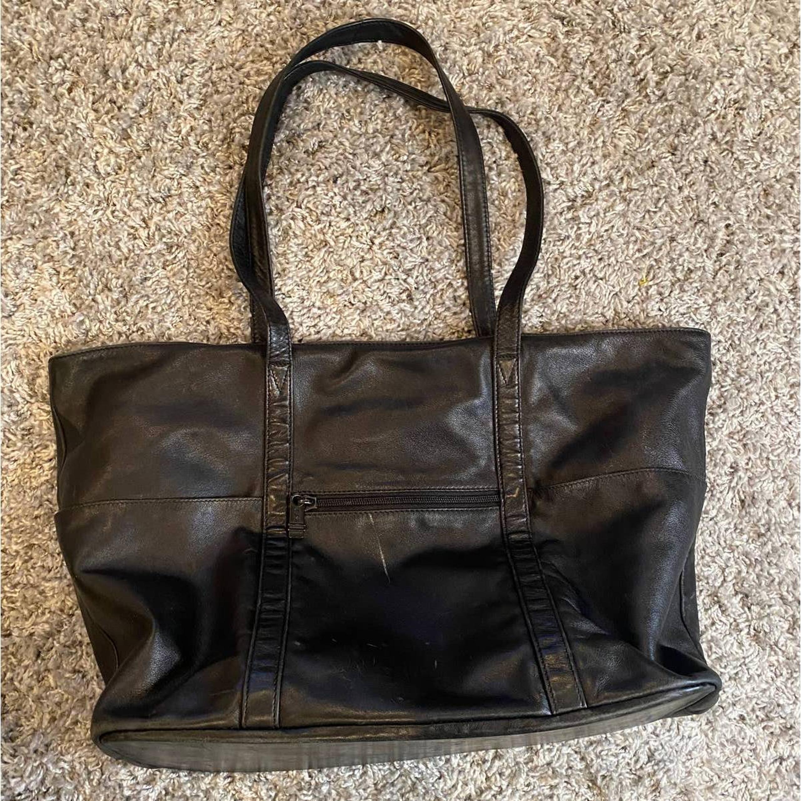 Tumi Leather Shoulder Bag