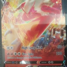 Holofoil rare aop Blaziken V card mint