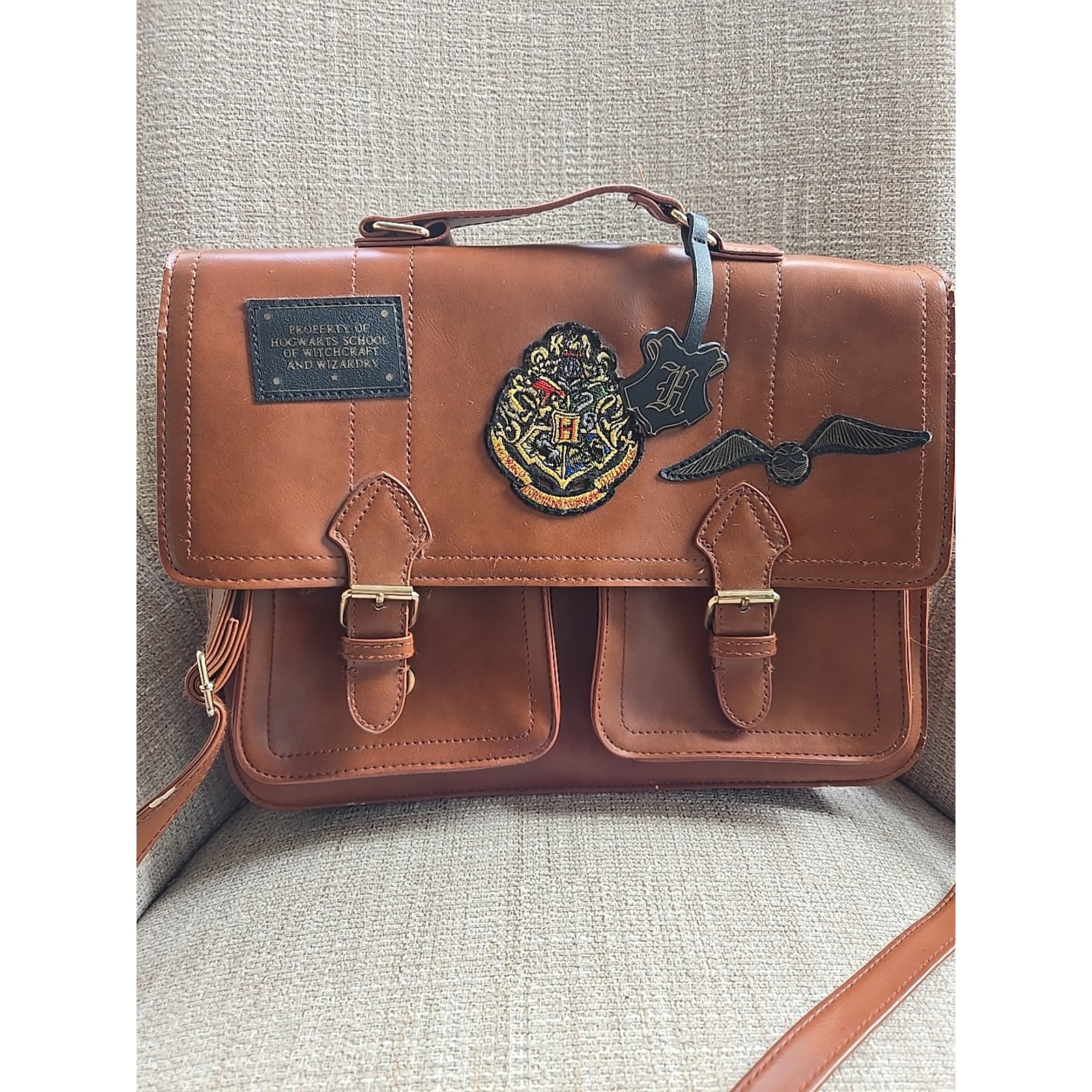 Harry Potter Primark Satchel Bag Brown Design 2Way