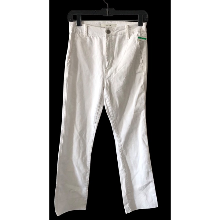 NWT JOE'S Denim White Frayed Ankle Hem Size 25