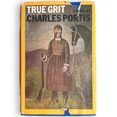 True Grit Charles Portis 1968 First 1st Book Club Edition HC DJ Hardcover Book