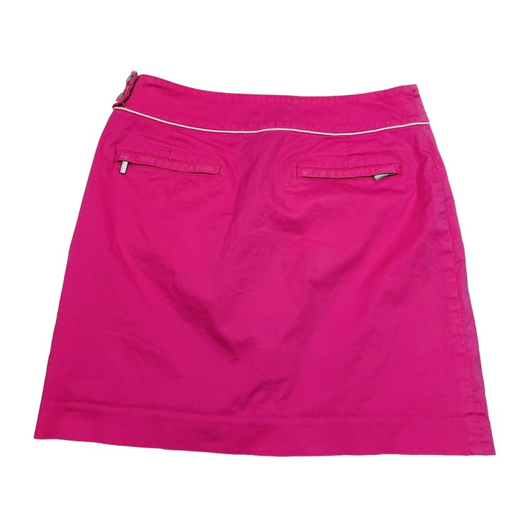 Vintage Ralph Lauren Womens 6 Pink Cotton Mini Skort Skirt Shorts Preppy