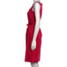 Moschino Cheap & Chic red pinup style square neck side wrap dress size 4