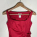 Moschino Cheap & Chic red pinup style square neck side wrap dress size 4