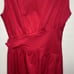 Moschino Cheap & Chic red pinup style square neck side wrap dress size 4