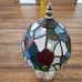 Small lamp with Tiffany style shade