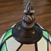Small lamp with Tiffany style shade