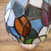 Small lamp with Tiffany style shade