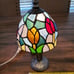 Small lamp with Tiffany style shade