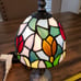 Small lamp with Tiffany style shade