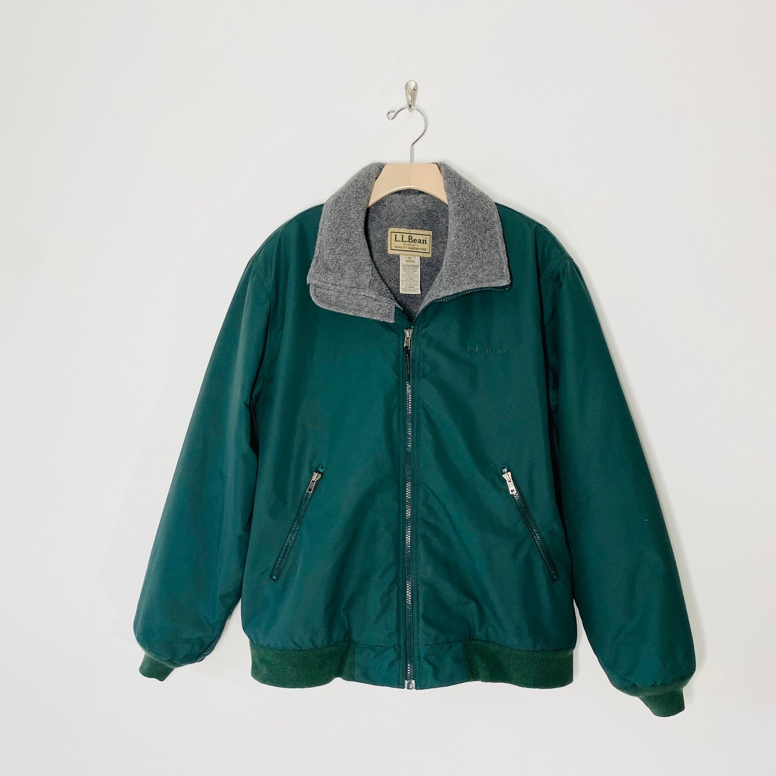 L.L. Bean Green Flight Bomber Coats Jackets for Men Mercari