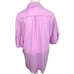 Trina Turk Cotton Button Front Shirt Top Women's MEDIUM Purple Roll Sleeves NEW