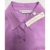 Trina Turk Cotton Button Front Shirt Top Women's MEDIUM Purple Roll Sleeves NEW