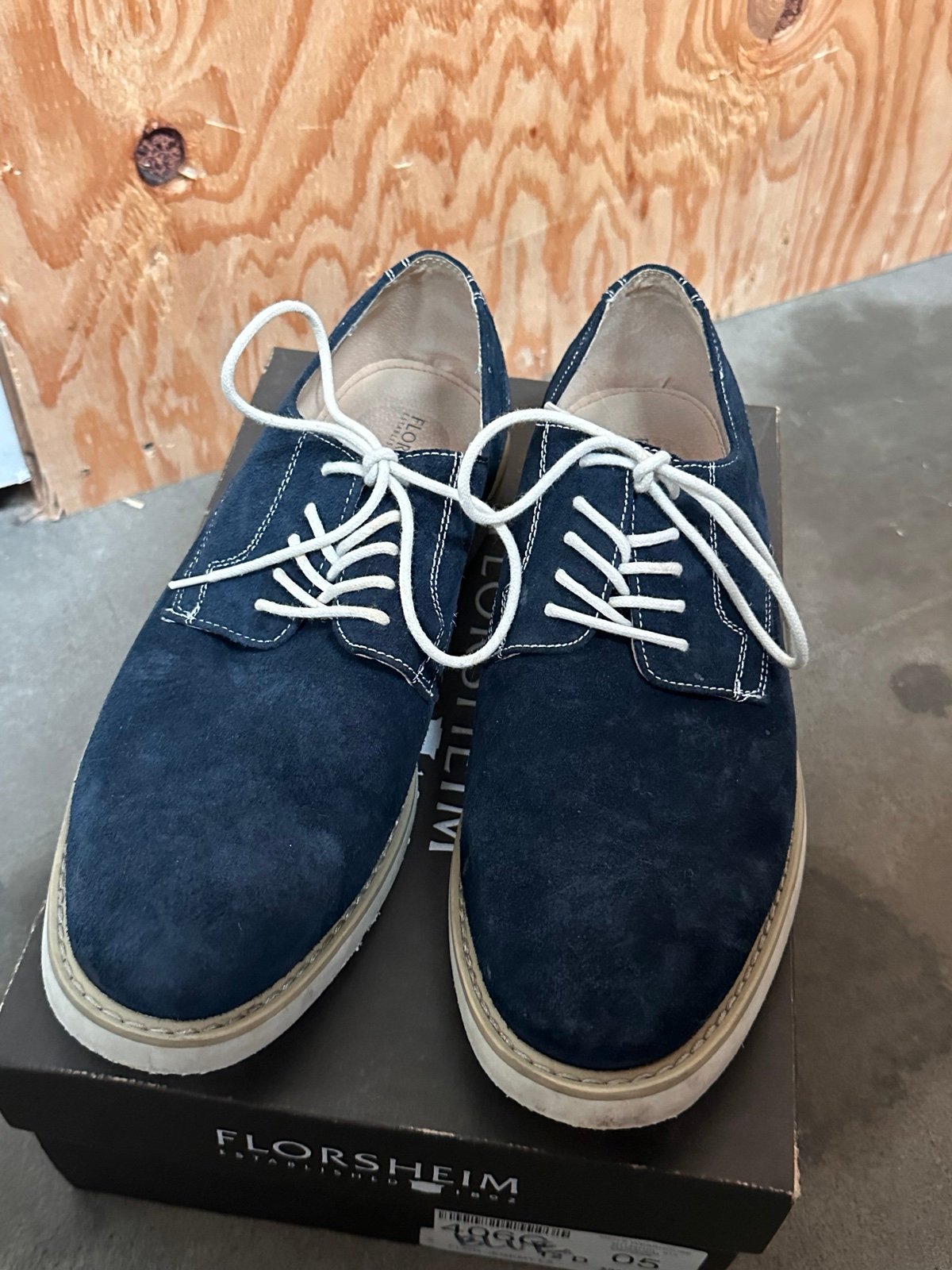 Florsheim Jeremy LA Men’s Blue Suede Dress Shoes