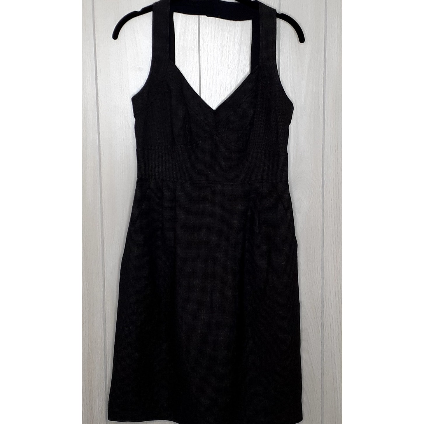 Rebecca Taylor NWOT Wool Blend Brown & Gray Sleeveless Jumper Size 8