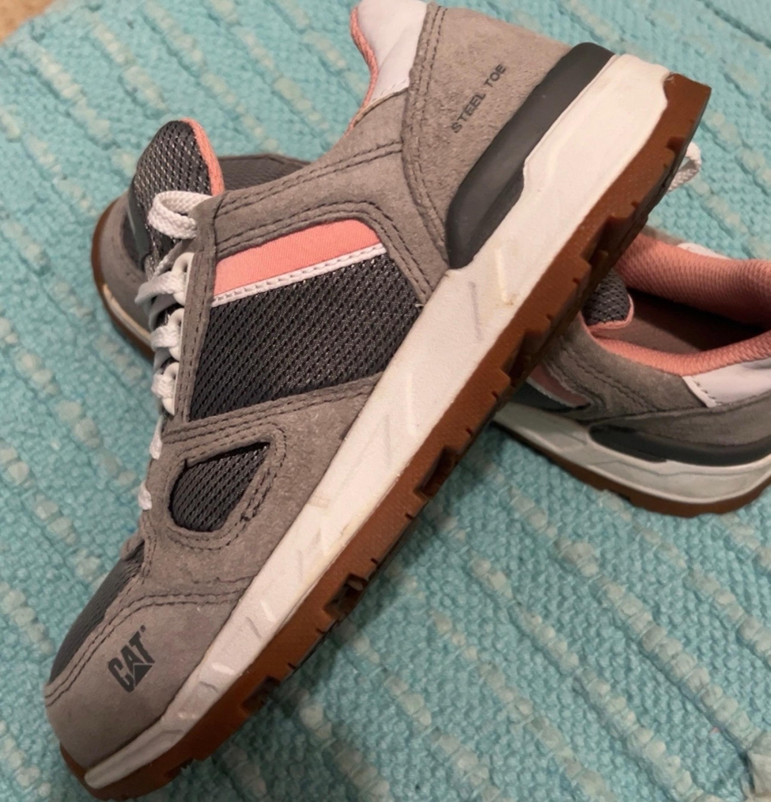 CAT steel toe work shoes