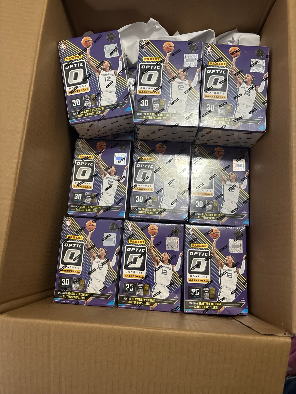 2024-25 Panini Donruss Optic Basketball Trading Cards Blaster Box x30